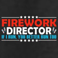 4th Of July If I Run You Better Run Too Fireworks Director Gift Microfiber Hand Towel