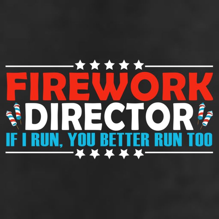 4th Of July If I Run You Better Run Too Fireworks Director Gift Microfiber Hand Towel