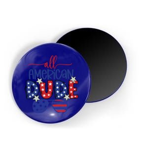 4th Of July Sunglasses All American Dude Gift Magnet