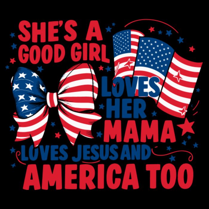 4th Of July Shes A Good Girl Loves Her Mama Backpack