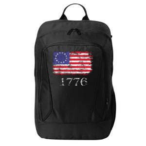 4th Of July American Flag Betsy Ross 1776 City Backpack