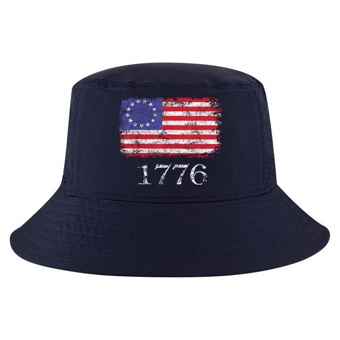 4th Of July American Flag Betsy Ross 1776 Cool Comfort Performance Bucket Hat