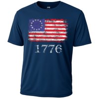 4th Of July American Flag Betsy Ross 1776 Cooling Performance Crew T-Shirt