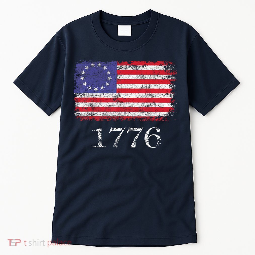 4th Of July American Flag Betsy Ross 1776 Tall T-Shirt