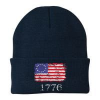 4th Of July American Flag Betsy Ross 1776 Knit Cap Winter Beanie