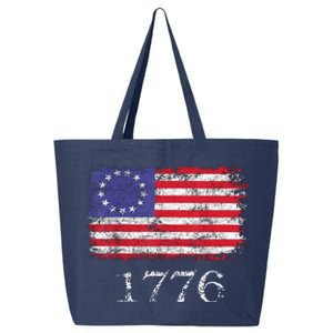 4th Of July American Flag Betsy Ross 1776 25L Jumbo Tote