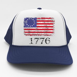 4th Of July American Flag Betsy Ross 1776 Trucker Hat