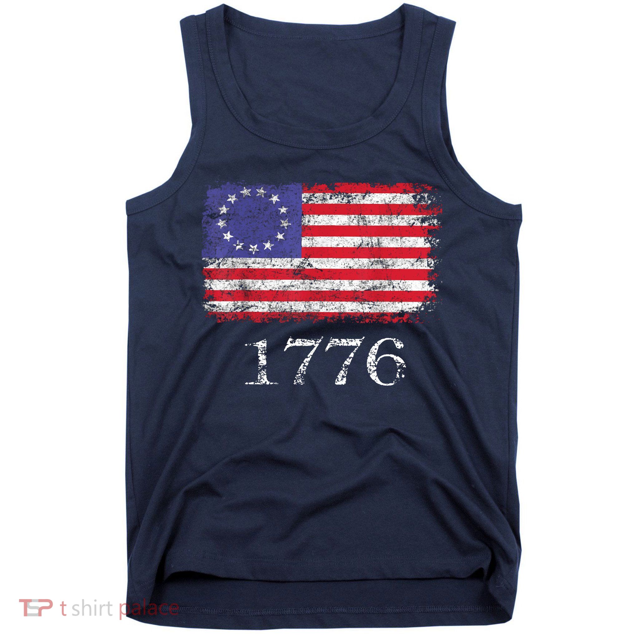 4th Of July American Flag Betsy Ross 1776 Tank Top