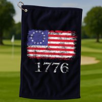 4th Of July American Flag Betsy Ross 1776 Golf Towel