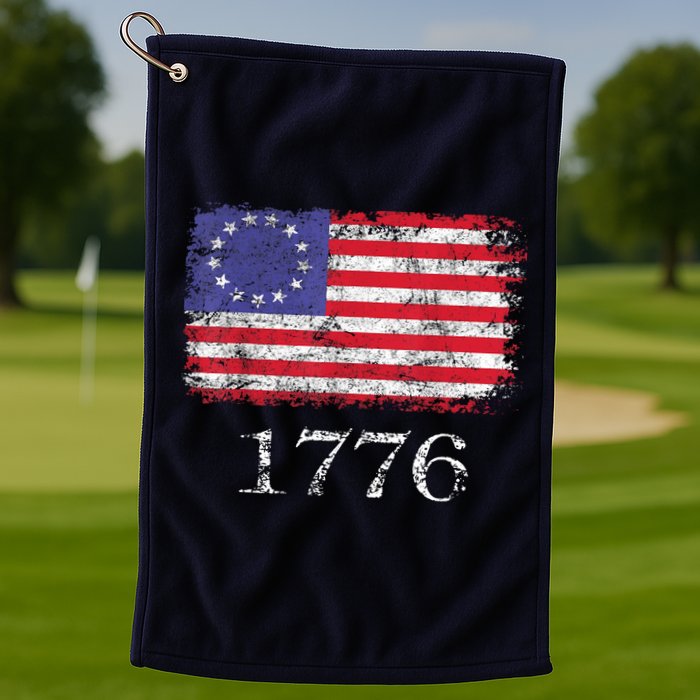 4th Of July American Flag Betsy Ross 1776 Golf Towel