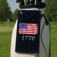 4th Of July American Flag Betsy Ross 1776 Golf Towel