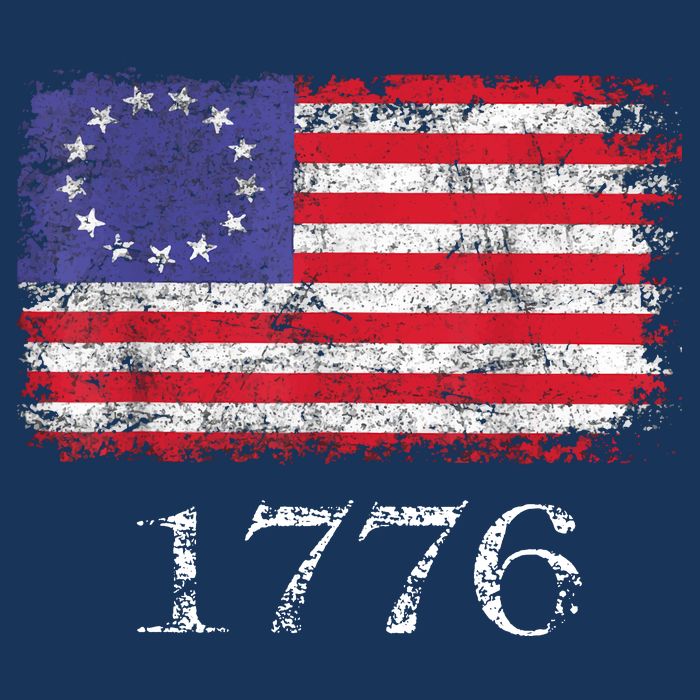 4th Of July American Flag Betsy Ross 1776 Golf Towel