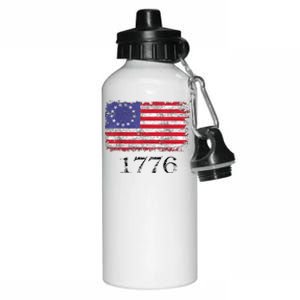 4th Of July American Flag Betsy Ross 1776 Aluminum Water Bottle