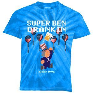 4th Of July Independence Day Ben Drankin Benjamin Franklin Gift Kids Tie-Dye T-Shirt