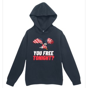 4th Of July You Free Tonight Funny Gift Urban Pullover Hoodie