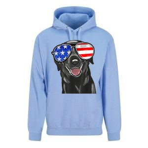 4th Of July Funny Black Lab Dog American Love Christmas Unisex Surf Hoodie