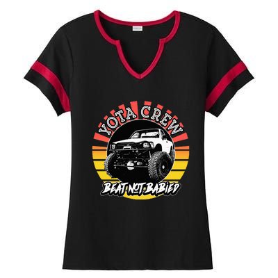 4X4 Off Road Rock Crawler Overland Mud Truck Ladies Halftime Notch Neck Tee