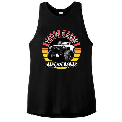 4X4 Off Road Rock Crawler Overland Mud Truck Ladies PosiCharge Tri-Blend Wicking Tank