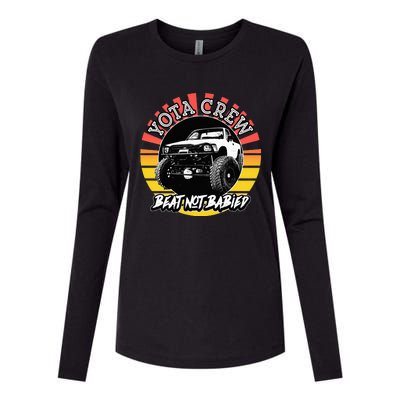 4X4 Off Road Rock Crawler Overland Mud Truck Womens Cotton Relaxed Long Sleeve T-Shirt