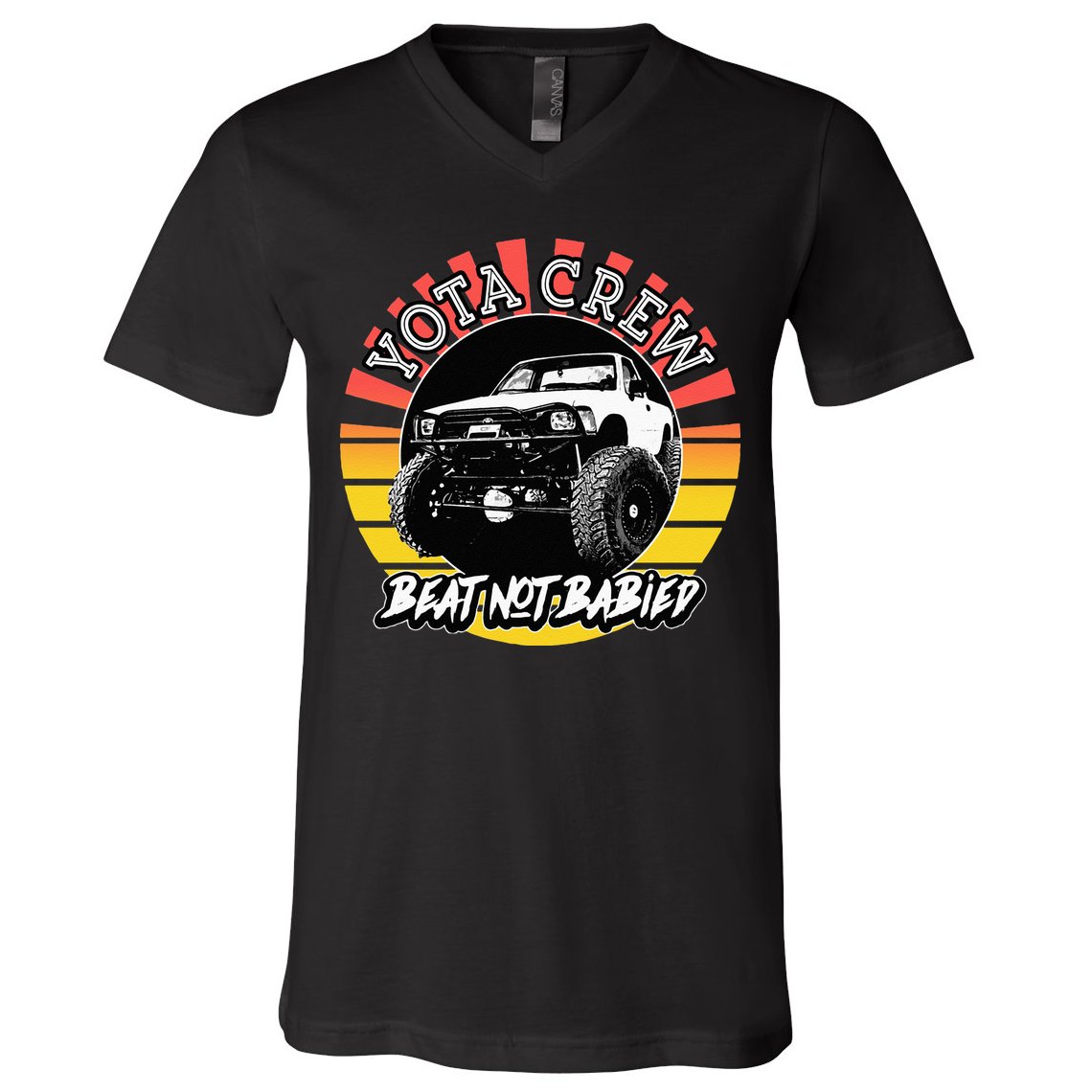 4X4 Off Road Rock Crawler Overland Mud Truck V-Neck T-Shirt