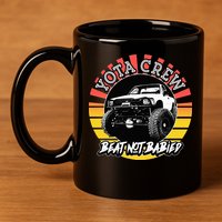 4X4 Off Road Rock Crawler Overland Mud Truck 11oz C Handle Ceramic Mug