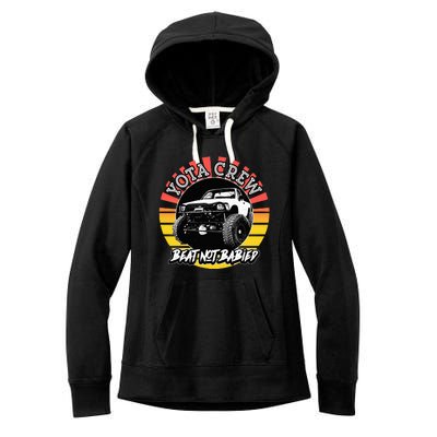 4X4 Off Road Rock Crawler Overland Mud Truck Women's Fleece Hoodie