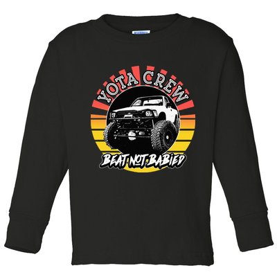 4X4 Off Road Rock Crawler Overland Mud Truck Toddler Long Sleeve Shirt