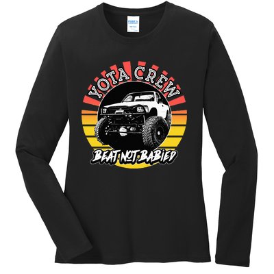 4X4 Off Road Rock Crawler Overland Mud Truck Ladies Long Sleeve Shirt