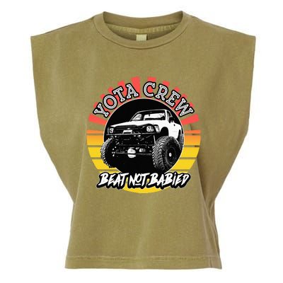 4X4 Off Road Rock Crawler Overland Mud Truck Garment-Dyed Women's Muscle Tee