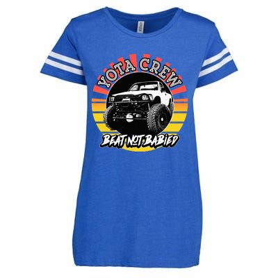 4X4 Off Road Rock Crawler Overland Mud Truck Enza Ladies Jersey Football T-Shirt