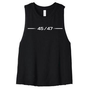 45 President 47 Women's Racerback Cropped Tank