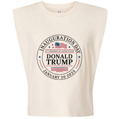 47th President Donald Trump Inauguration 2025 Memorabilia Garment-Dyed Women's Muscle Tee