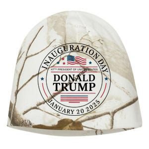 47th President Donald Trump Inauguration 2025 Memorabilia Kati - Camo Knit Beanie