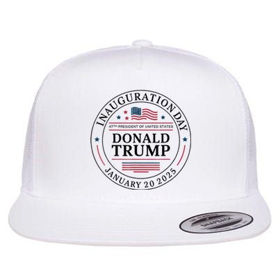 47th President Donald Trump Inauguration 2025 Memorabilia Flat Bill Trucker Hat