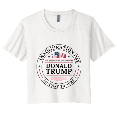 47th President Donald Trump Inauguration 2025 Memorabilia Crop Top