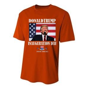 47 President Donald Trump Inauguration Day 2025 Memorabilia Performance Sprint T-Shirt