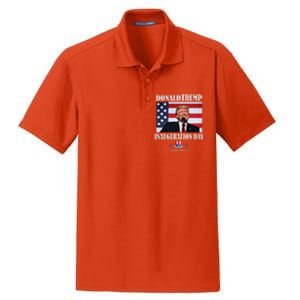 47 President Donald Trump Inauguration Day 2025 Memorabilia Dry Zone Grid Polo