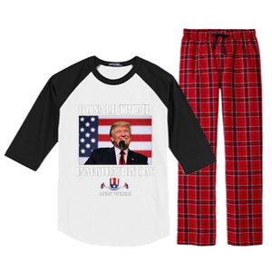 47 President Donald Trump Inauguration Day 2025 Memorabilia Raglan Sleeve Pajama Set