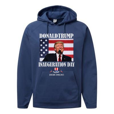 47 President Donald Trump Inauguration Day 2025 Memorabilia Performance Fleece Hoodie