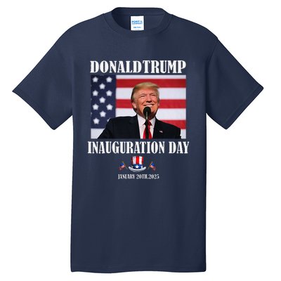 47 President Donald Trump Inauguration Day 2025 Memorabilia Tall T-Shirt