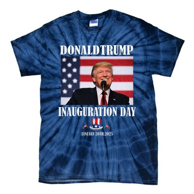 47 President Donald Trump Inauguration Day 2025 Memorabilia Tie-Dye T-Shirt