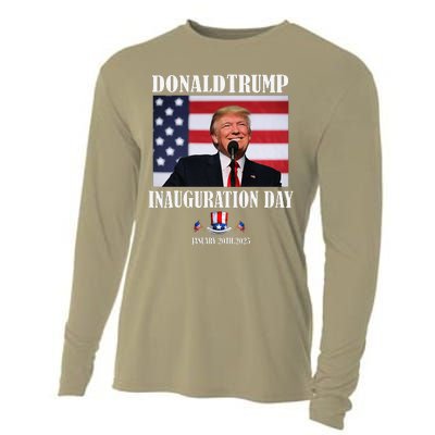 47 President Donald Trump Inauguration Day 2025 Memorabilia Cooling Performance Long Sleeve Crew