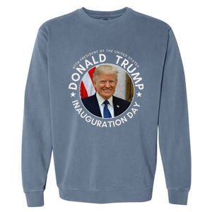 47th President Donald Trump Inauguration Day 2025 Supporter Garment-Dyed Sweatshirt