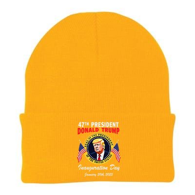 47th President Donald Trump Inauguration Day Knit Cap Winter Beanie