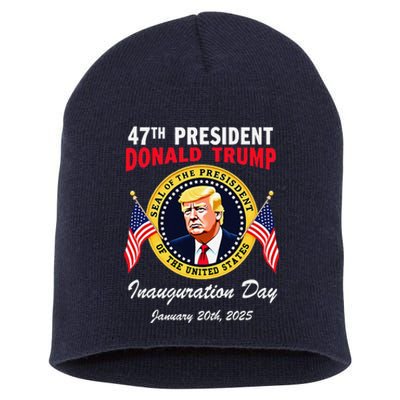 47th President Donald Trump Inauguration Day Short Acrylic Beanie