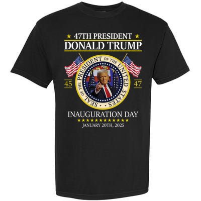 47th President Donald Trump Inauguration Day 2025 Design Garment-Dyed Heavyweight T-Shirt