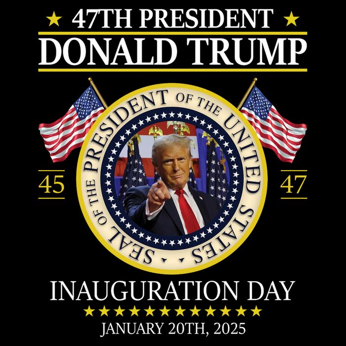 47th President Donald Trump Inauguration Day 2025 Design Cooling Performance Crew T-Shirt