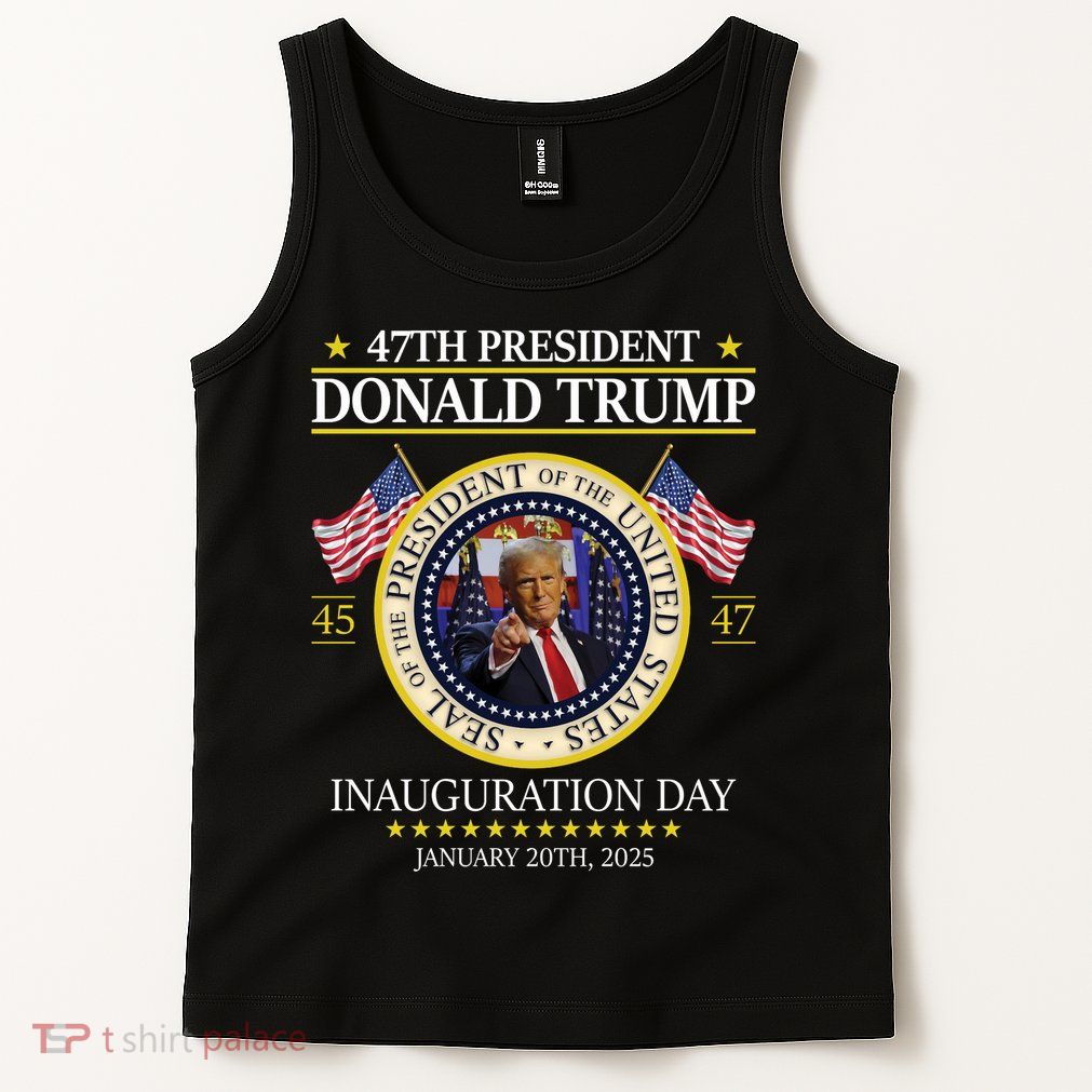 47th President Donald Trump Inauguration Day 2025 Design Tank Top