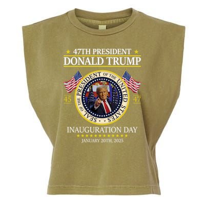 47th President Donald Trump Inauguration Day 2025 Design Garment-Dyed Women's Muscle Tee
