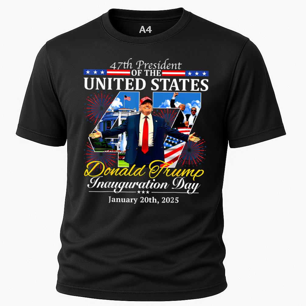 47 President Donald Trump Inauguration Day 2025 Cooling Performance Crew T-Shirt